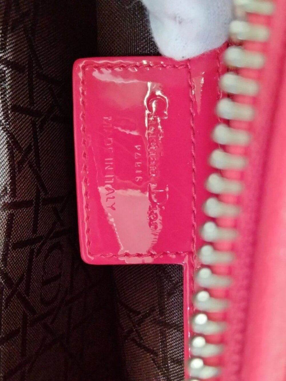 546768CR T6 Christian Dior Crossbody Bag Red Leather - Picture 7 of 9